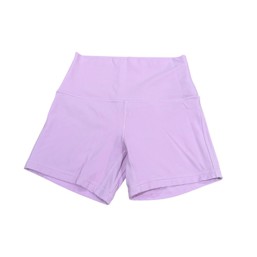Lululemon Athletica High Waist Lavender Shorts